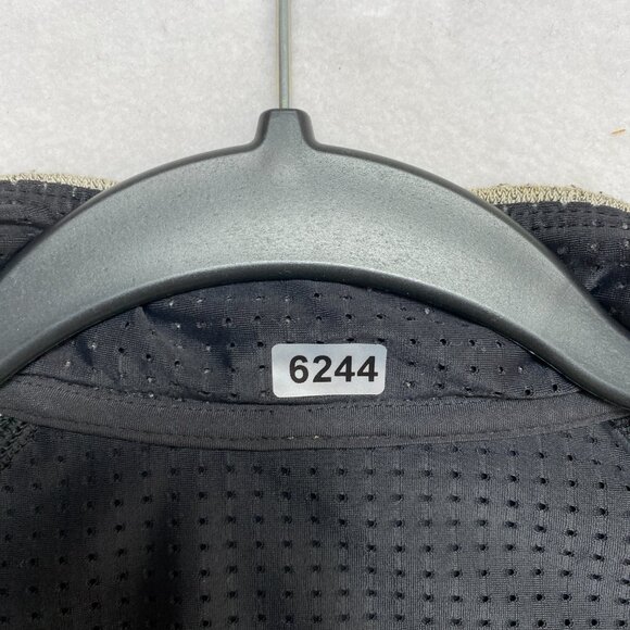 Lululemon Var-City Bomber Jacket Womens 6Black Gray Baseball Stitching Neoprene - Picture 7 of 15